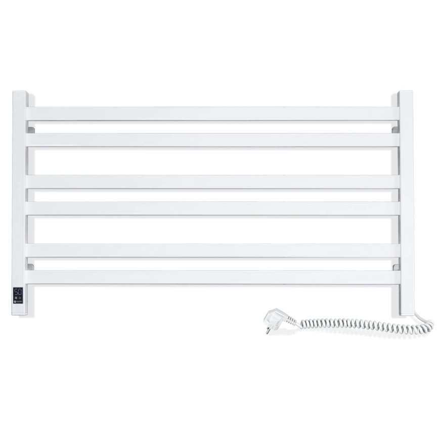 Vertaduro - Električni sušilnik za brisače z termostatom AVA 181W/230V 50x90 cm IP44 bela desna