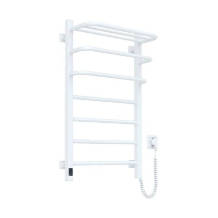 Vertaduro - Električni grelec za brisače z termostatom DOR 155W/230V 80x48 cm IP44 bela desna