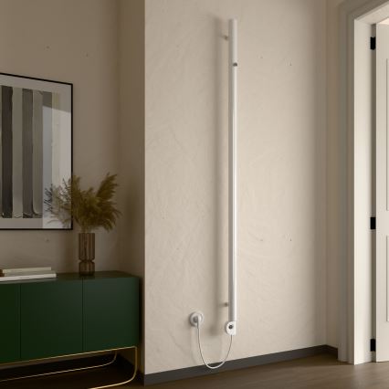 Vertaduro - Kopalniški radiator ERDA s termostatom, 400W, 180x5 cm, bel