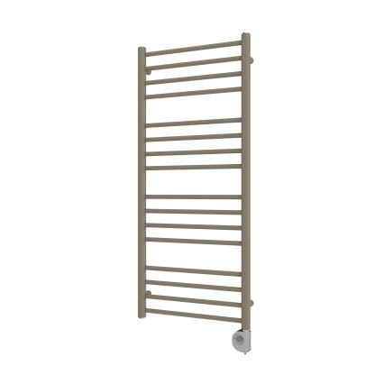 Vertaduro - Kopalniški radiator s termostatom SIMONE 400 W 114 x 50 cm taupe