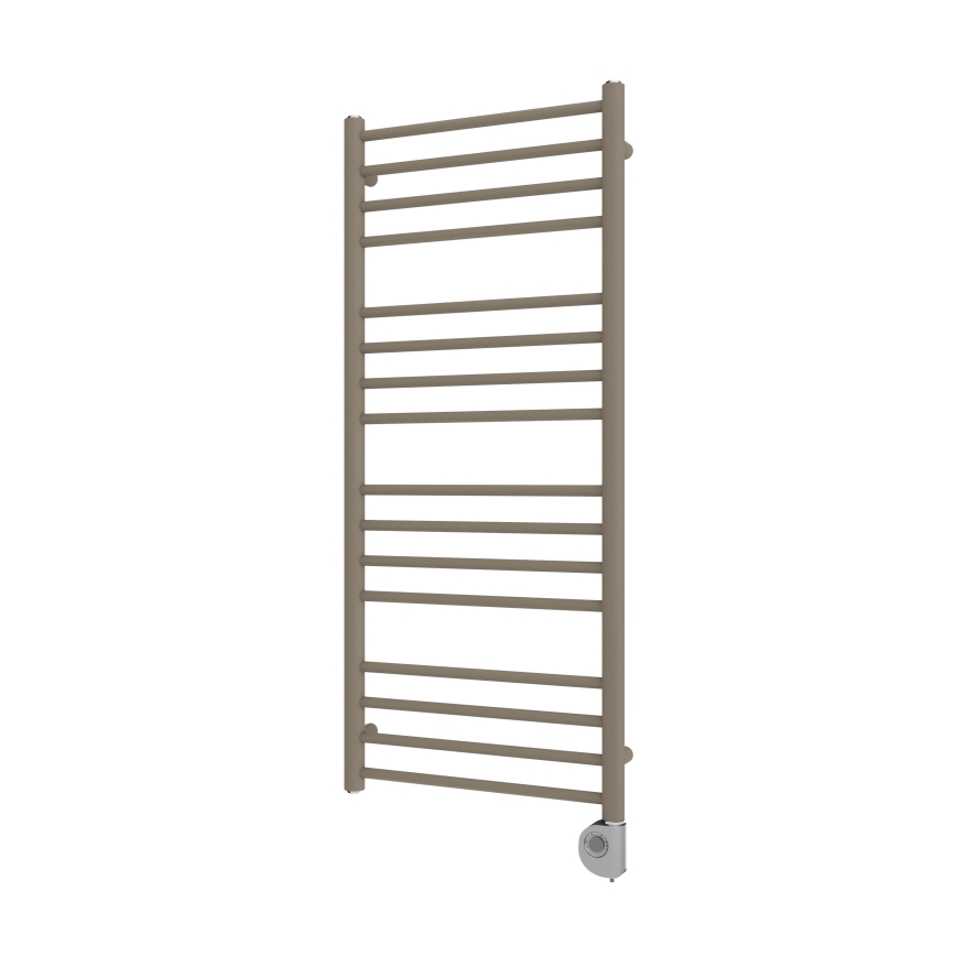 Vertaduro - Kopalniški radiator s termostatom SIMONE 400 W 114 x 50 cm taupe