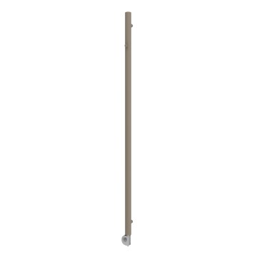 Vertaduro - Kopalniški radiator z termostatom ERDA 400W 180x5 cm taupe
