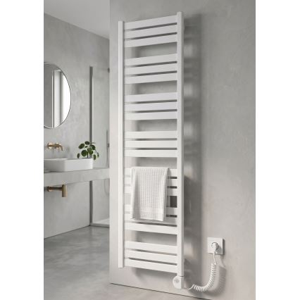 Vertaduro - kopalniški radiator z termostatom LUCY, 800 W, 177 x 50 cm, bela