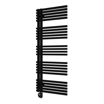 Vertaduro - Kopalniški radiator z termostatom MICHELLE 600W 129x50 cm črna