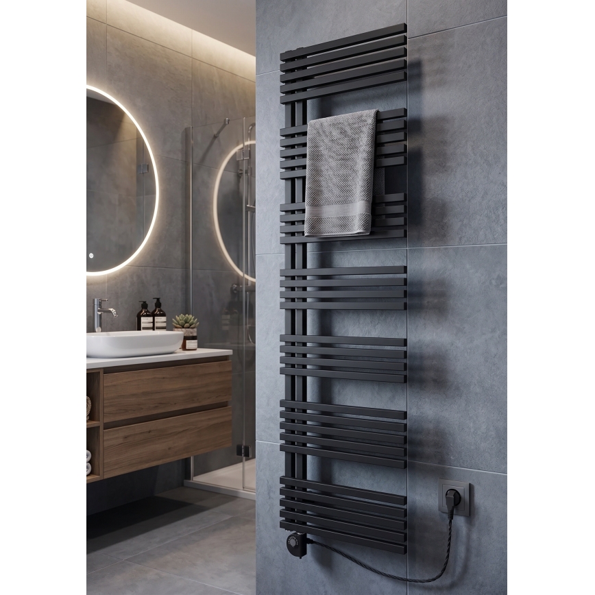 Vertaduro - Kopalniški radiator z termostatom MICHELLE 900W 177x50 cm antracit