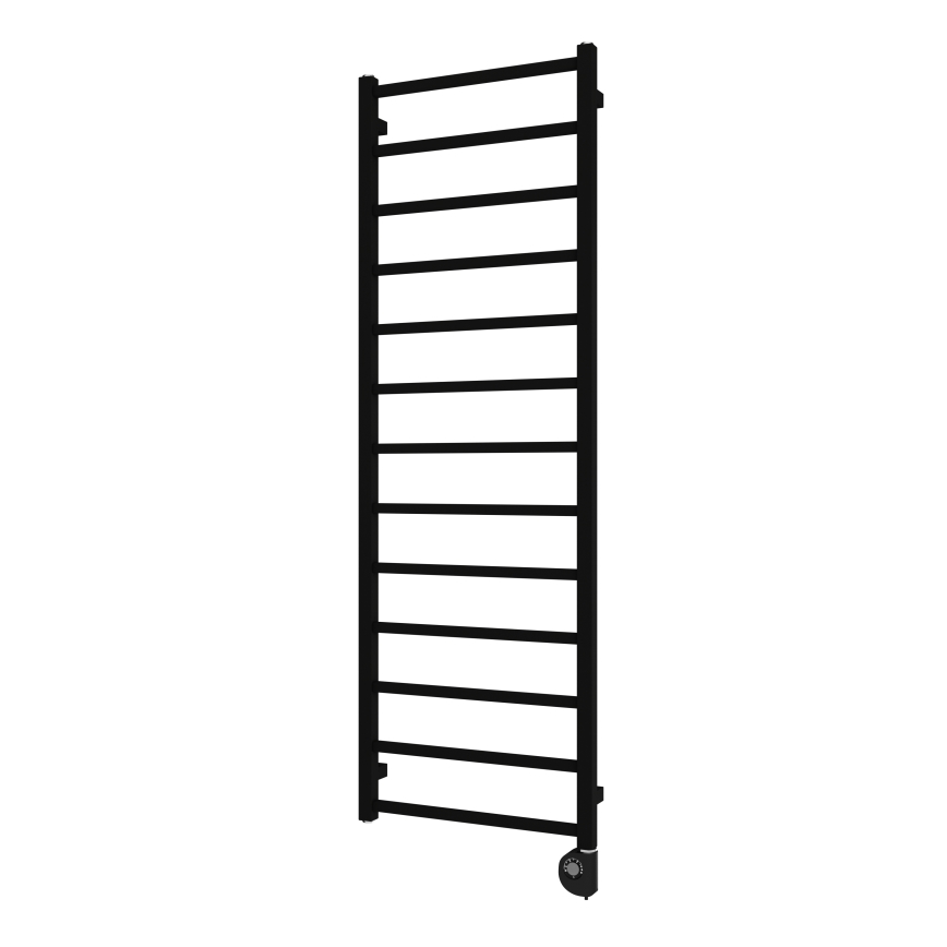 Vertaduro - Kopalniški radiator z termostatom ZOE 400 W 150 x 50 cm črna