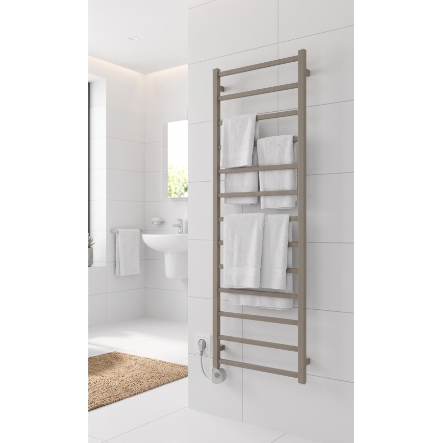 Vertaduro - kopalniški radiator ZOE s termostatom 400W 150x50 cm taupe