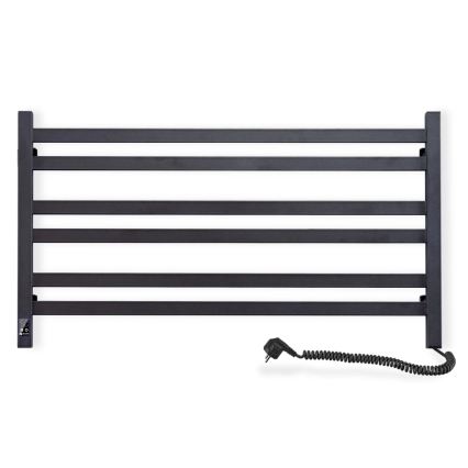 Vertaduro - Električni sušilec za brisače s termostatom AVA 181W/230V 50x90 cm IP44 črna desna