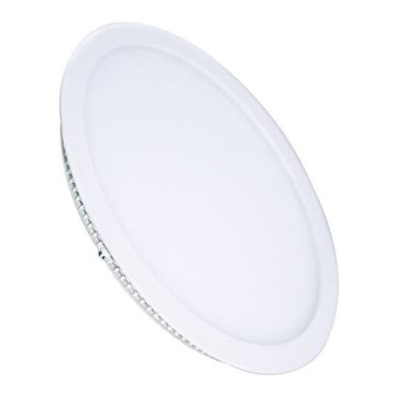Vgradna LED stropna svetilka LED/24W/230V 3000/4000/6000K premer 30 cm bela