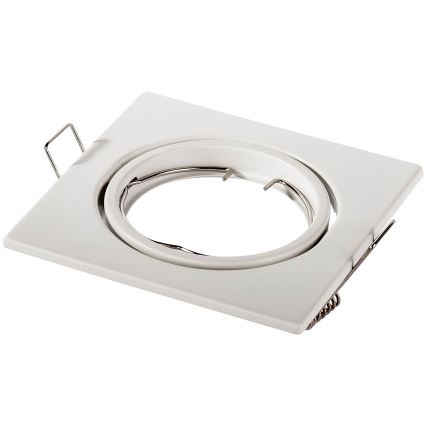 Vgradna stropna svetilka 1xGU10/MR16/10W/230V 9x9 cm bela