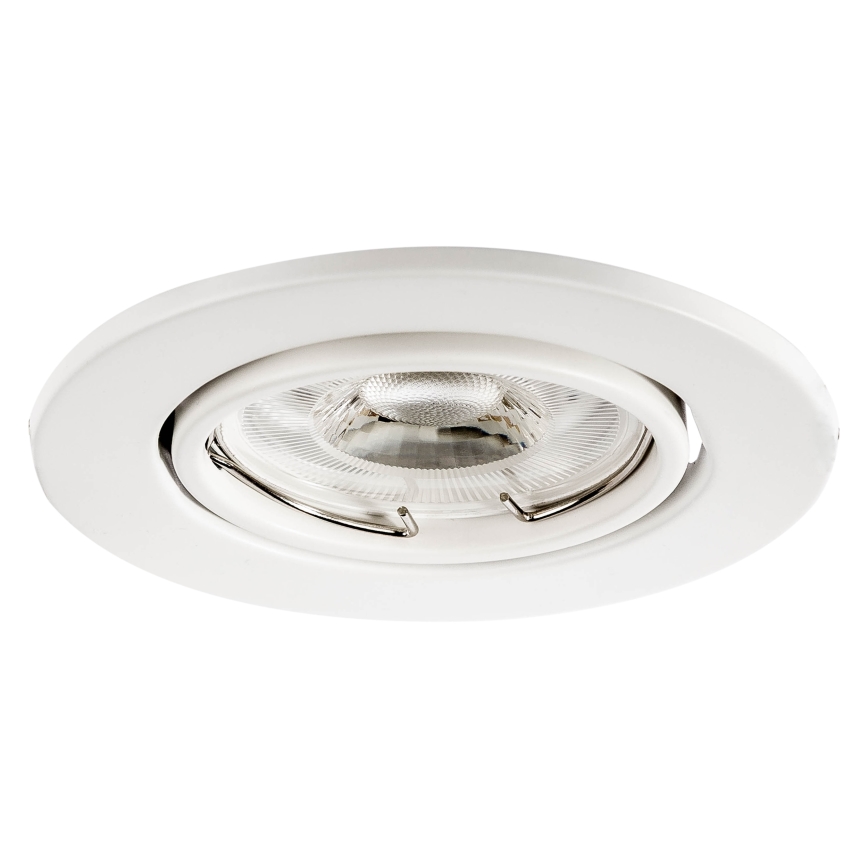Vgradna stropna svetilka, 1xGU10/MR16/10W/230V, premer 9 cm, bela