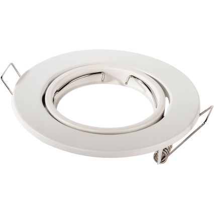 Vgradna stropna svetilka, 1xGU10/MR16/10W/230V, premer 9 cm, bela