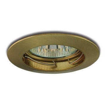 Vgradna svetilka 1xGU5,3/50W/12V medenina