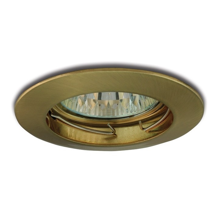 Vgradna svetilka 1xGU5,3/50W/12V medenina