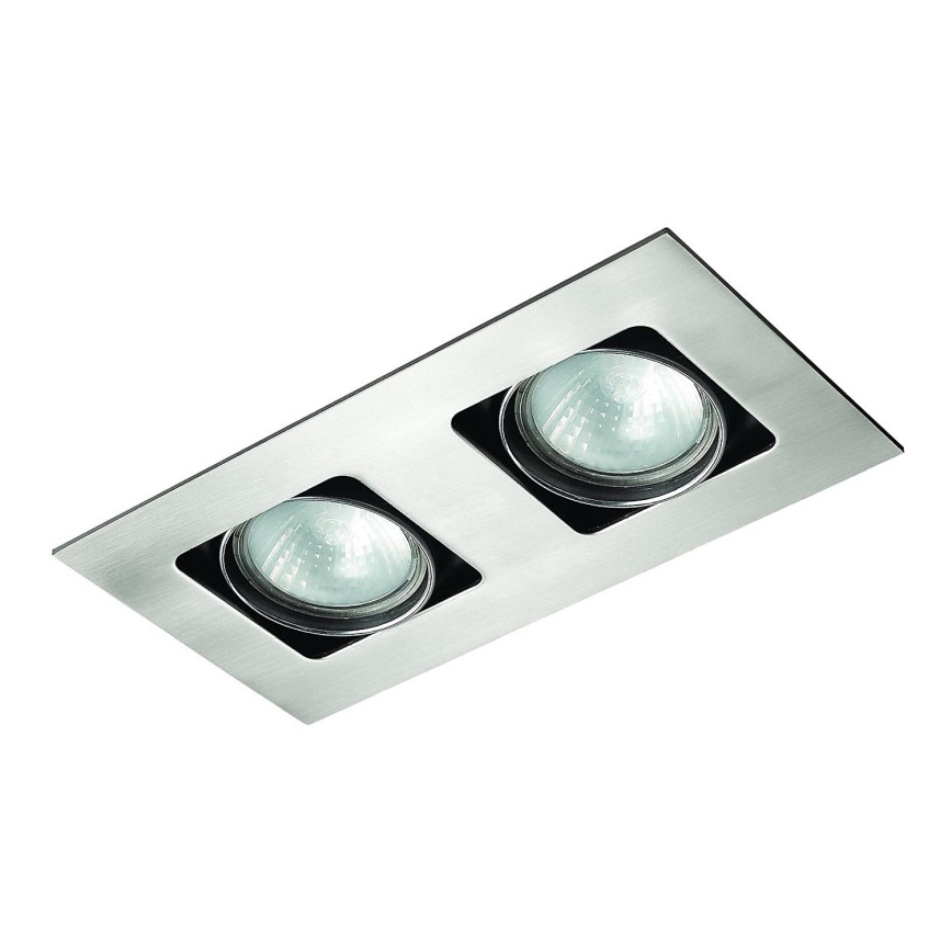 Vgradna svetilka OCZKO GUESTO 2xGU10/40W/230V