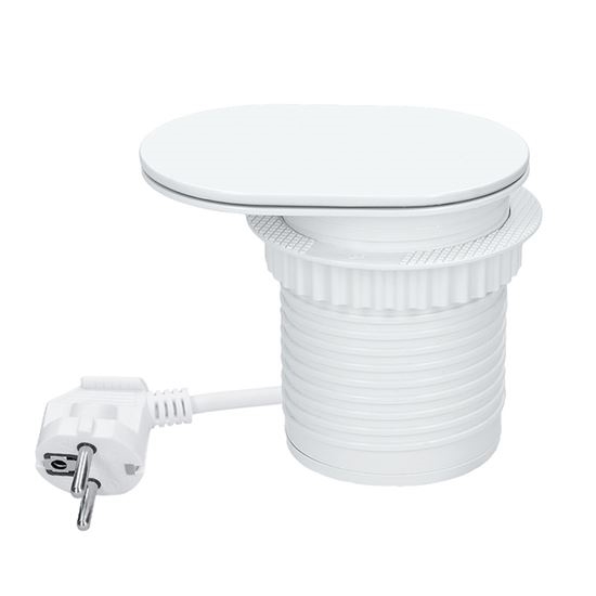 Vgradna vtičnica 20W, 1 vtičnica + USB A+C, bela