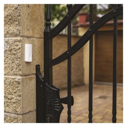 Vgradni brezžični zvonec 230V + 1xCR2032, bel