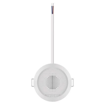 Vgradni brezžični zvonec 230V + 1xCR2032, bel