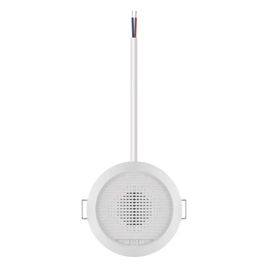 Vgradni brezžični zvonec 230V + 1xCR2032, bel