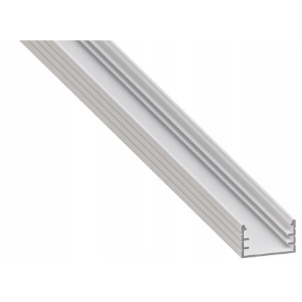 Vgradni profil za LED trakove, 1 m, bel