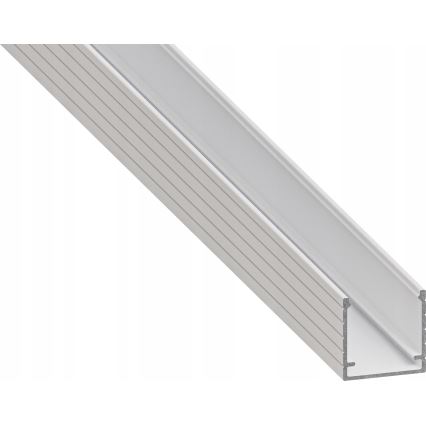 Vgradni profil za LED trakove 1 m, bel