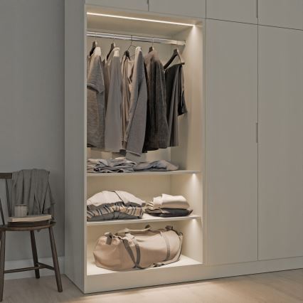 Vgradni profil za LED trakove 1 m črna/bela