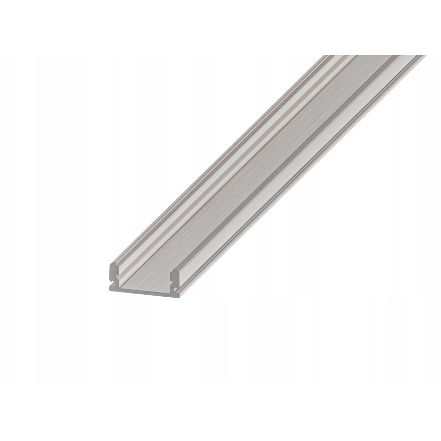Vgradni profil za LED trakove 1 m srebrna/bela