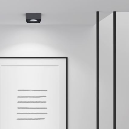 Vgradni reflektor BALI 1xGU5,3/MR16/25W/12V kvadrat črna