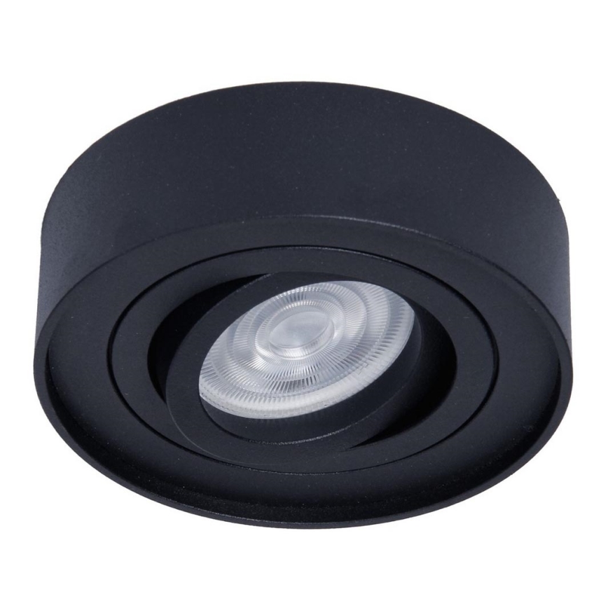 Vgradni reflektor NUSA 1xGU5,3/MR16/50W/12V okrogla črna