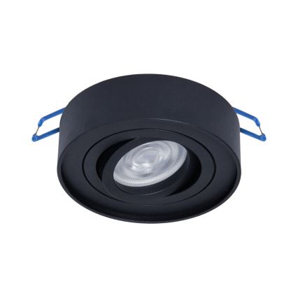Vgradni reflektor NUSA 1xGU5,3/MR16/50W/12V okrogla črna