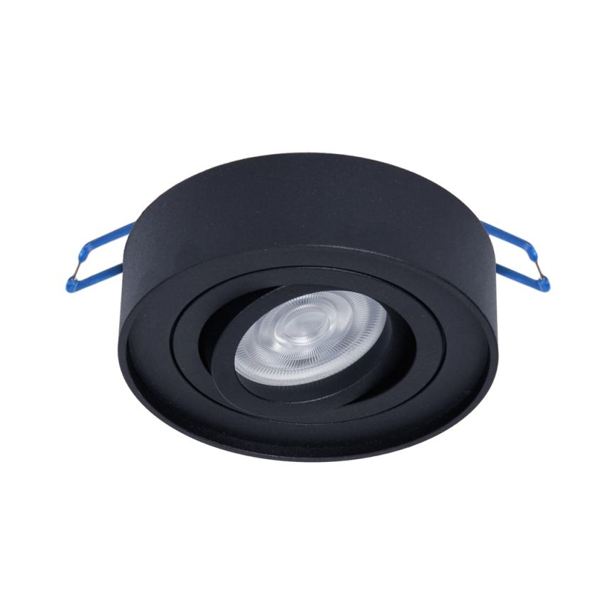 Vgradni reflektor NUSA 1xGU5,3/MR16/50W/12V okrogla črna