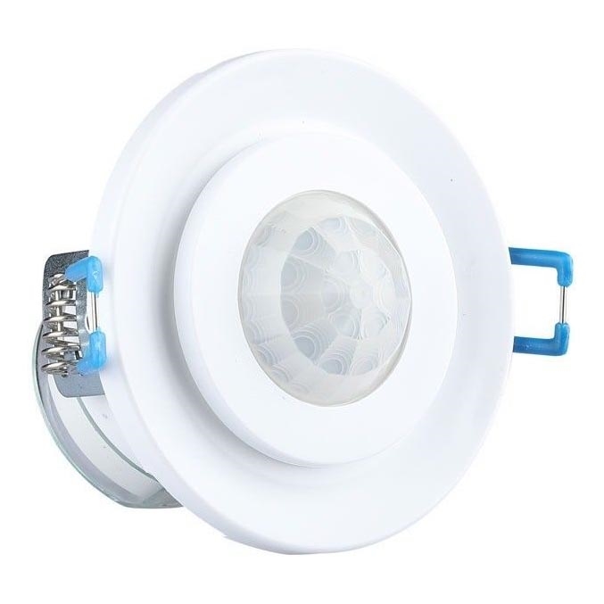 Vgradni senzor gibanja PIR 360° 400W/230V bela