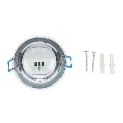 Vgradni senzor gibanja PIR 360° 400W/230V bela
