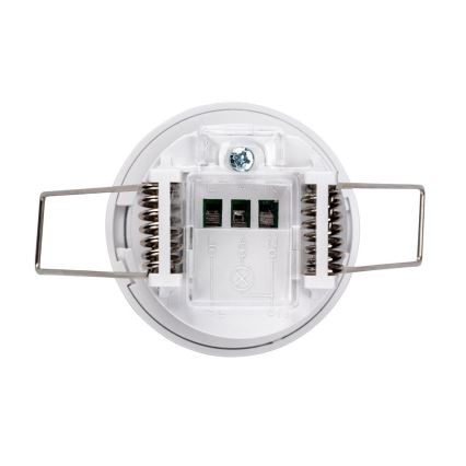 Vgradni senzor gibanja PIR 360° 400W/230V bela