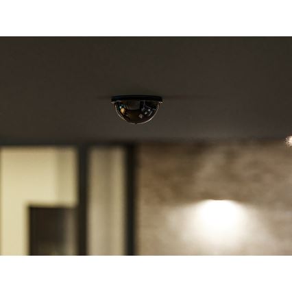 Vgradni stropni senzor gibanja 360° 1200W/230V IP54 črn