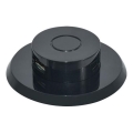 Vgradni USB polnilec USB A+C črna