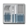 Victorinox - 12-delni komplet jedilnega pribora SWISS MODERN, modra