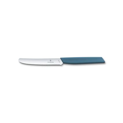 Victorinox - 12-delni komplet jedilnega pribora SWISS MODERN, modre barve
