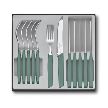 Victorinox - komplet jedilnega pribora SWISS MODERN, 12-delni, turkizna