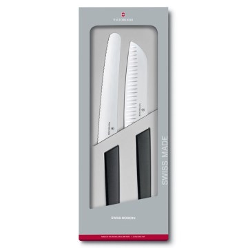 Victorinox - Komplet kuhinjskih nožev SWISS MODERN, 2 kosa, črne barve