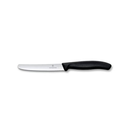 Victorinox - Komplet kuhinjskih nožev z organizatorjem SWISS CLASSIC 6 kosov bukovina/bež