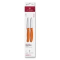 Victorinox - Komplet kuhinjskih nožev za zelenjavo SWISS CLASSIC 8 cm 2 kosa oranžna