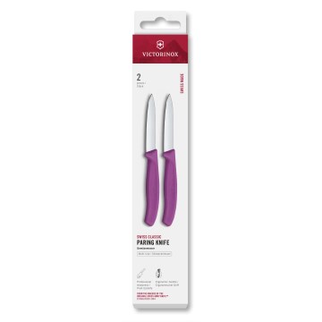 Victorinox - Komplet kuhinjskih nožev za zelenjavo SWISS CLASSIC, 8 cm, 2 kosa, vijolična