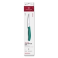 Victorinox - Komplet nožev za zrezke SWISS CLASSIC 11 cm, 6 kosov, turkizni