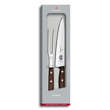 Victorinox - komplet za porcijo WOOD, 2 kosa, javor