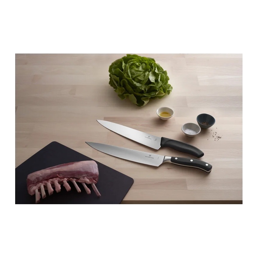 Victorinox - Kuharski nož GRAND MAITRE 25 cm, črn