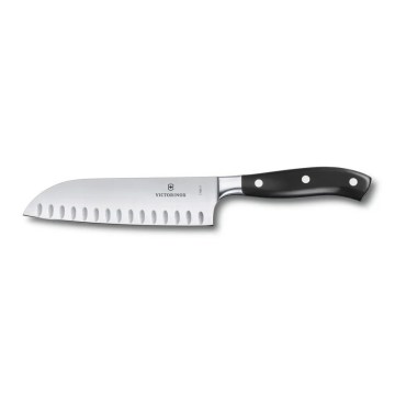 Victorinox - Kuhinjski nož santoku GRAND MAITRE 17 cm, črn