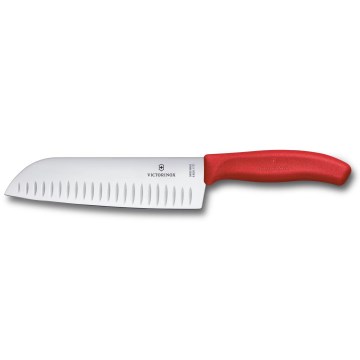 Victorinox - Kuhinjski nož Santoku SWISS CLASSIC 17 cm rdeč