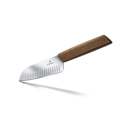 Victorinox - Kuhinjski nož santoku SWISS MODERN 17 cm oreh