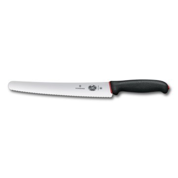 Victorinox - Kuhinjski nož za kruh DUAL GRIP 26 cm, črne barve